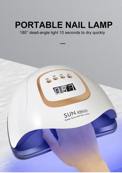 81LED UV Nail Lamp with Timers and Auto Sensor - Smarsty