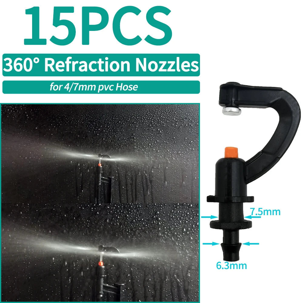 Adjustable Micro Spray Watering Dripper for Gardens - Smarsty
