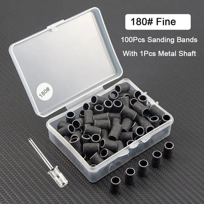 Professional Electric Nail Drill Set with 100 Granular Sand Strips - Smarsty