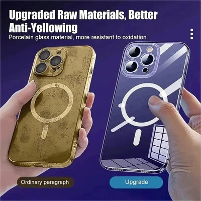 Ultra Thin Magnetic Anti Drop IPhone Case Non Yellowing - Smarsty