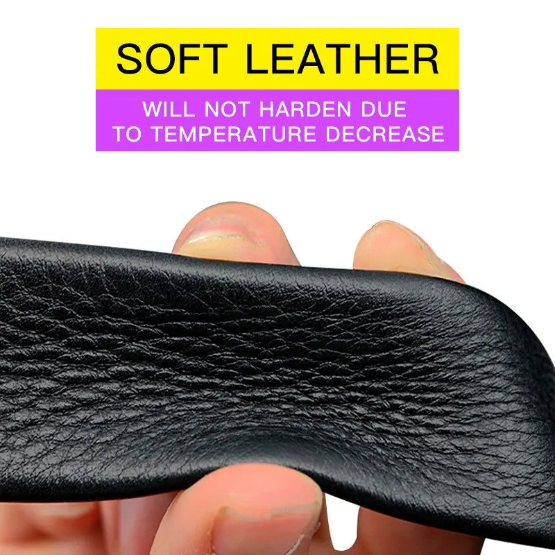 Business Men Leather Belt Automatic Buckle Durable - Smarsty