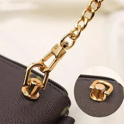 1/10pcs D-shaped Ring Bag Clip Buckles Retro Metal Double Buckle Handbag Chain Handles Connector Bag Strap Hardware Accessories - Smarsty