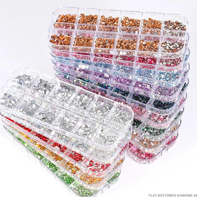 Mixed Nail Rhinestones with Shiny Clear Colors for Stunning Nail Art - Smarsty