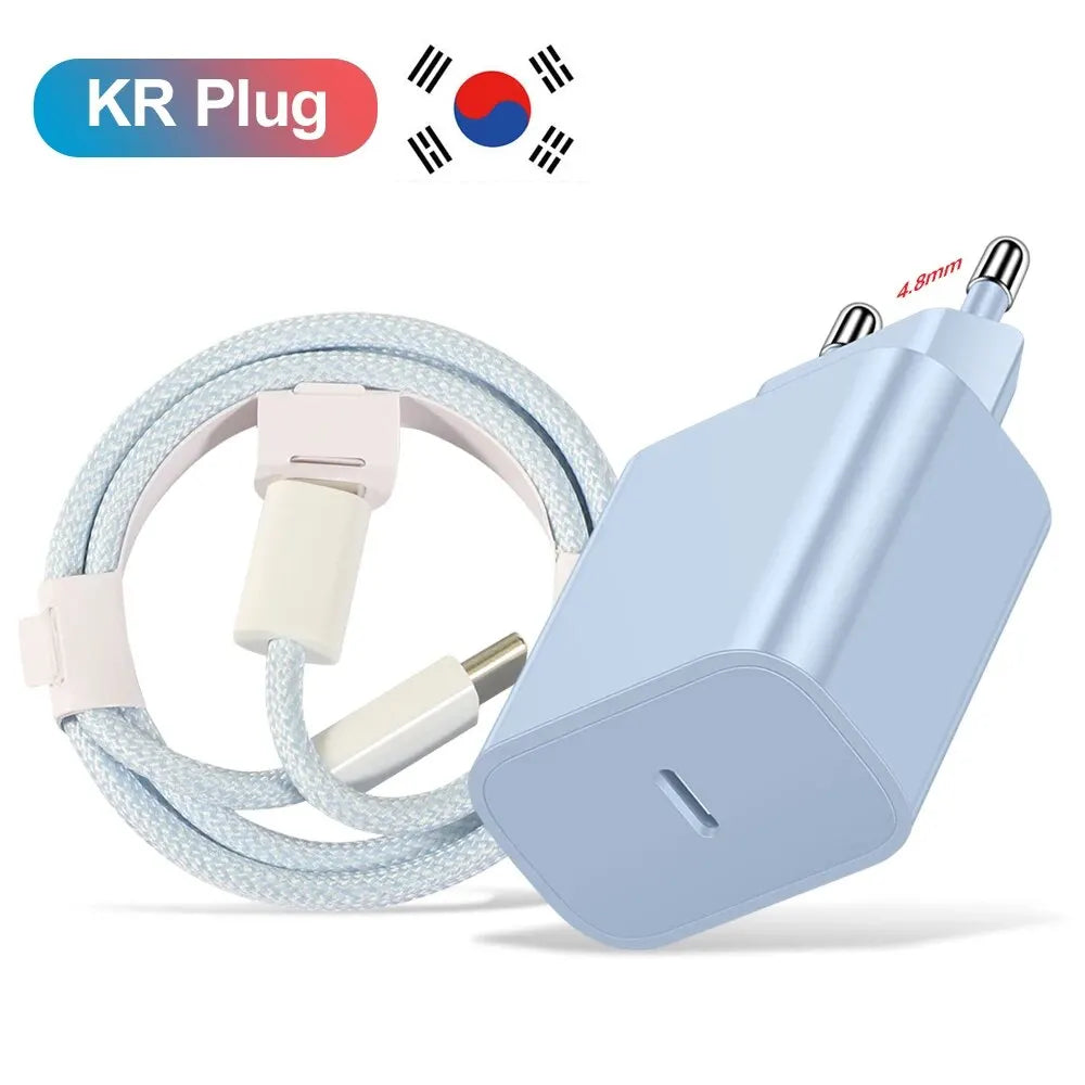 20W USB C PD Charger For iPhone15 GalaxyS23 Fast Charge - Smarsty