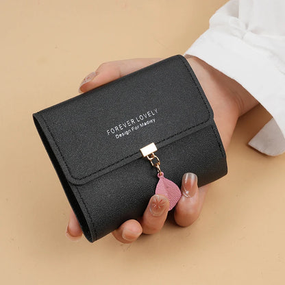 Trifold Clutch Coin Purse, Minimalist Credit Card Holder, Women's Casual Wallet - Smarsty