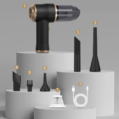 Wireless Car Vacuum Cleaner for Cleaning Bedroom Carpets Portable High Power Function Home Appliance Cleaning Machine - Smarsty