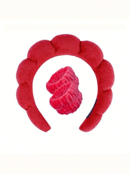 Luxury Spa Headband and Wristband Set for Comfort - Smarsty