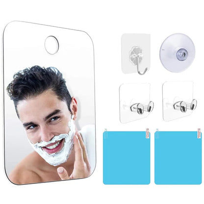 Fogless Acrylic Shower Mirror for Travel and Shaving - Smarsty