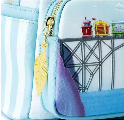 Beauty and the Beast Cartoon Backpack PU Leather Bag - Smarsty