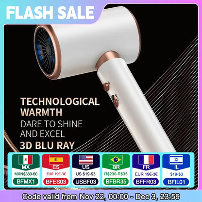 High-Speed Hair Dryer with Low Noise Technology - Smarsty