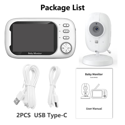 Cdycam New 3.5 inch Wireless Video Baby Monitor Night Vision Temperature Monitoring 2 Way Audio Talk Baby Nanny Security Camera by Smarsty