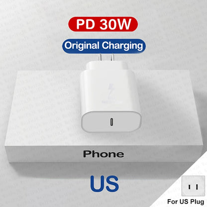 30W USB C Fast Charger For iPhone Pro Series Cable - Smarsty