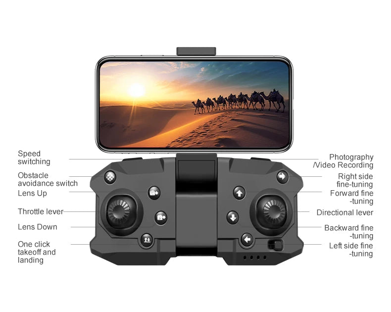 M9 drone, 8K camera intelligent obstacle avoidance, optical flow positioning precise hovering shooting,