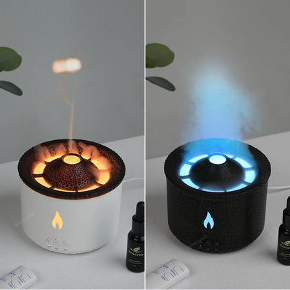 Aromatherapy Volcano Flame Diffuser with Humidifier Feature - Smarsty