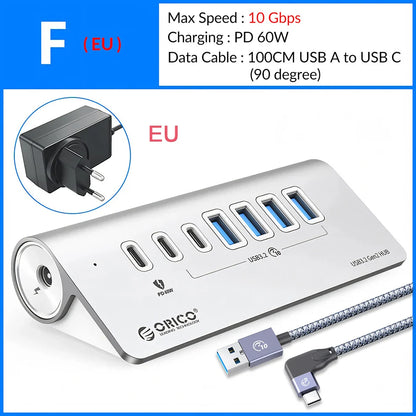 High Performance USB Docking Station With 10Gbps Hub