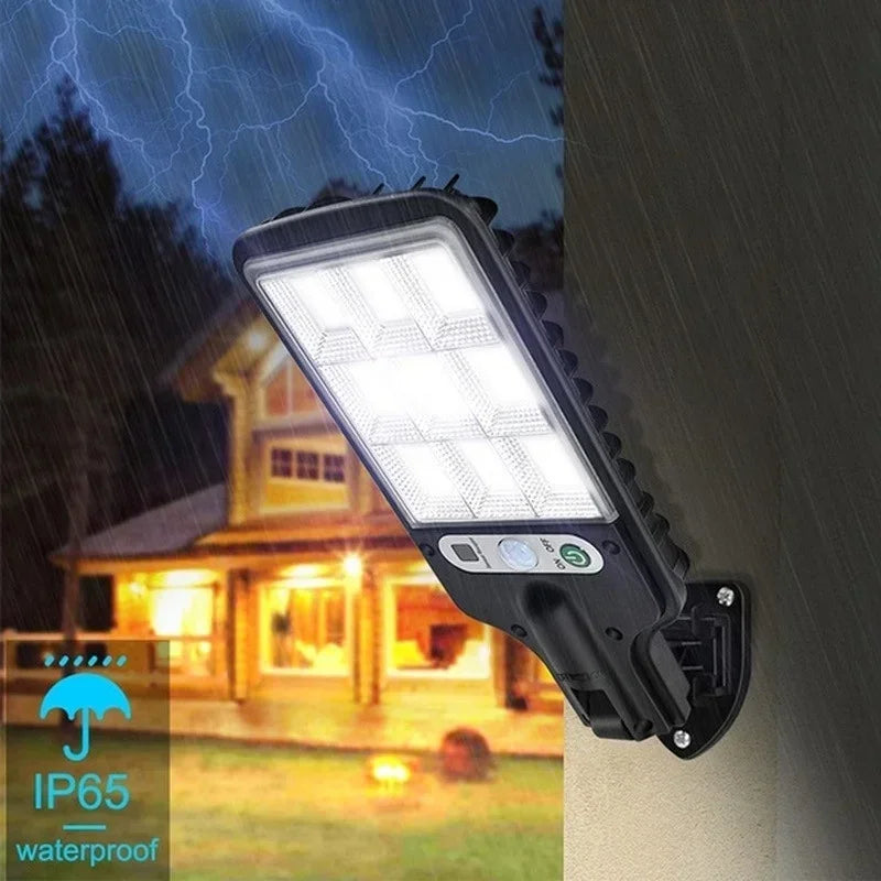 Powerful LED Solar Outdoor Wall Lamp with Motion Sensor - Smarsty