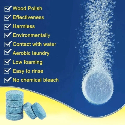 Effervescent Solid Windshield Cleaner Tablet For Glass - Smarsty