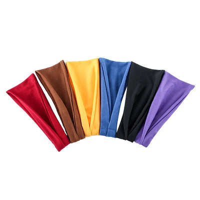 Women Cotton Turban Headband Elastic No Slip Comfort - Smarsty