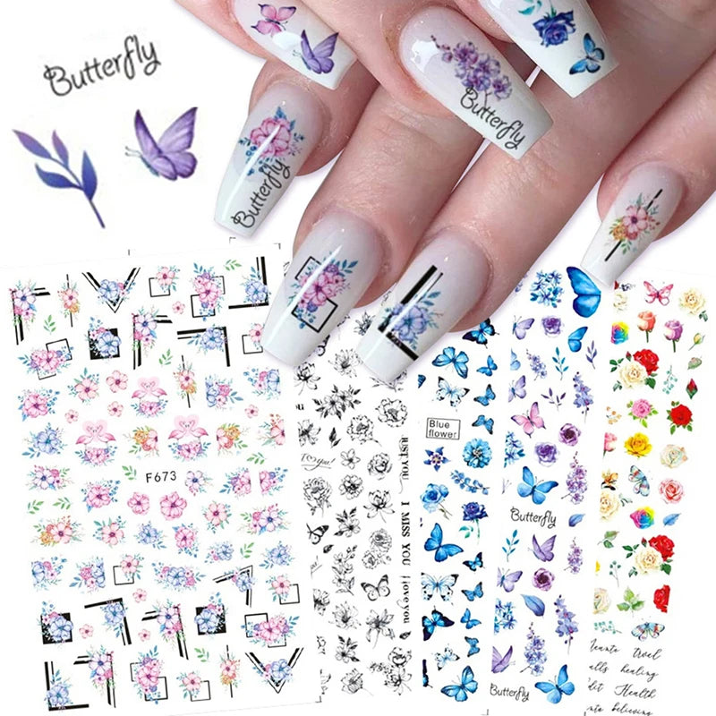 Luxury 3D Butterfly Nail Stickers for Stunning Art - Smarsty