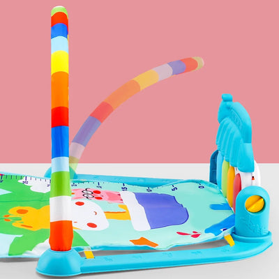 Musical Baby Activity Gym Rack Play Mat Kid Rug Puzzle Mat Carpet Piano Keyboard Infant Playmat Crawling Game Pad Baby Toy Gift by Smarsty