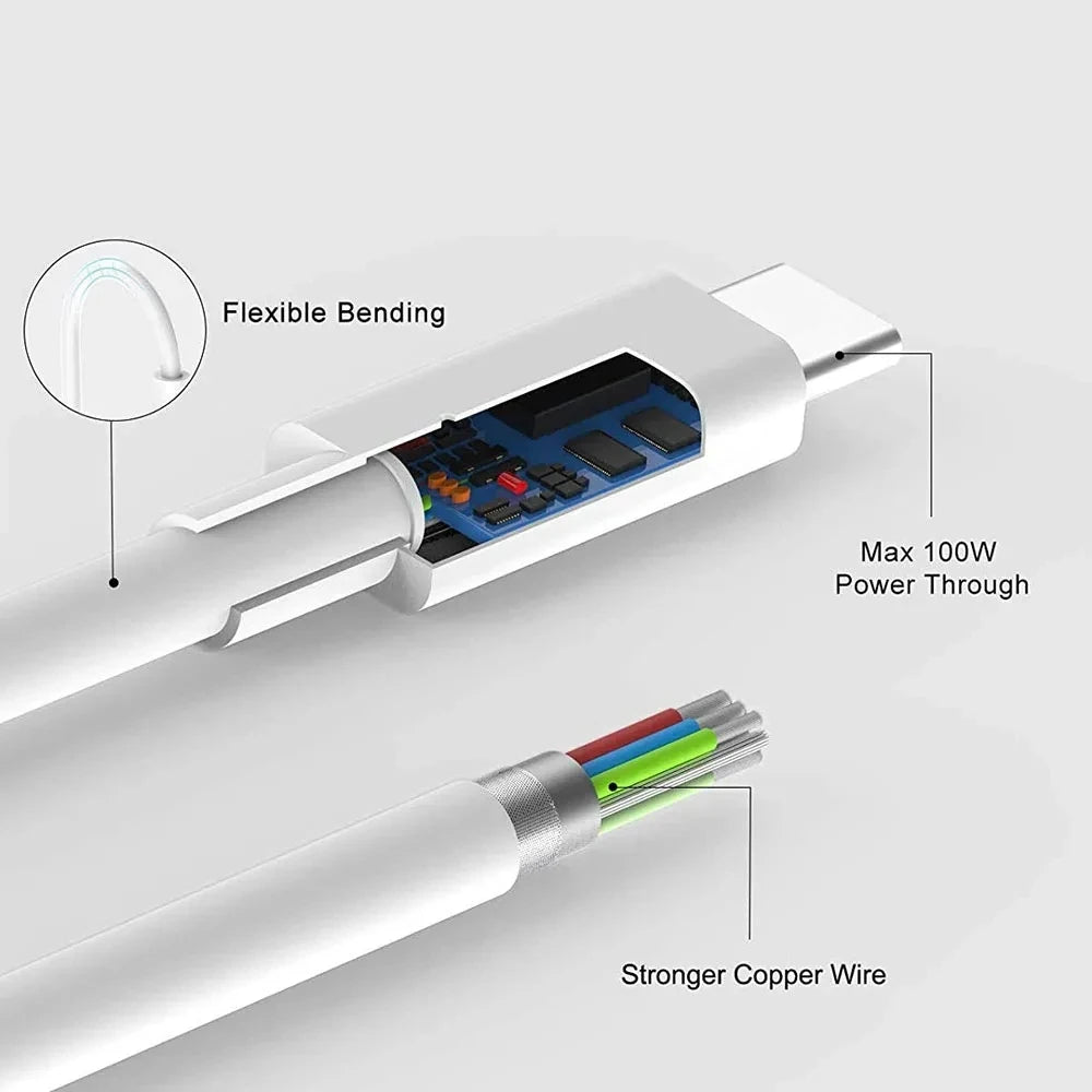 Fast Charging USB C to USB C Cable 60W Data Sync - Smarsty