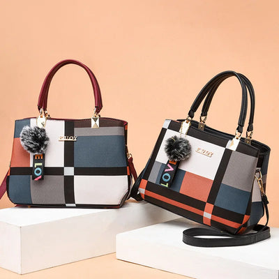 PU Leather Crossbody Handbag For Women With Zipper - Smarsty