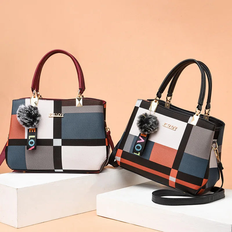 PU Leather Crossbody Handbag For Women With Zipper - Smarsty