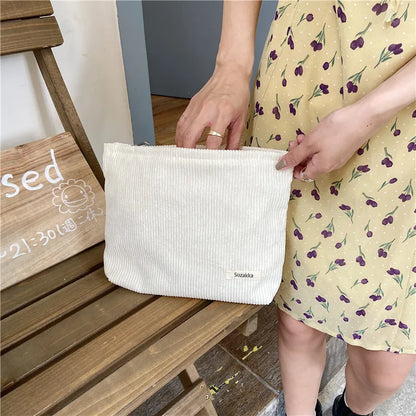 Fashion Women Sweet Cosmetic Bags Makeup Large Purse Bag Zipper Pouch Daily Outdoor Activities Travel Organiser - Smarsty