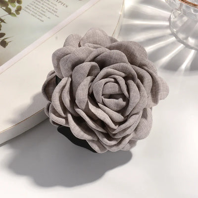 16 Color Rose Flower Hair Claw Clips Medium Secure Grip - Smarsty
