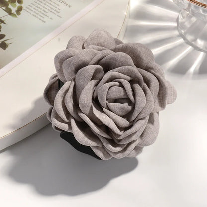 16 Color Rose Flower Hair Claw Clips Medium Secure Grip - Smarsty