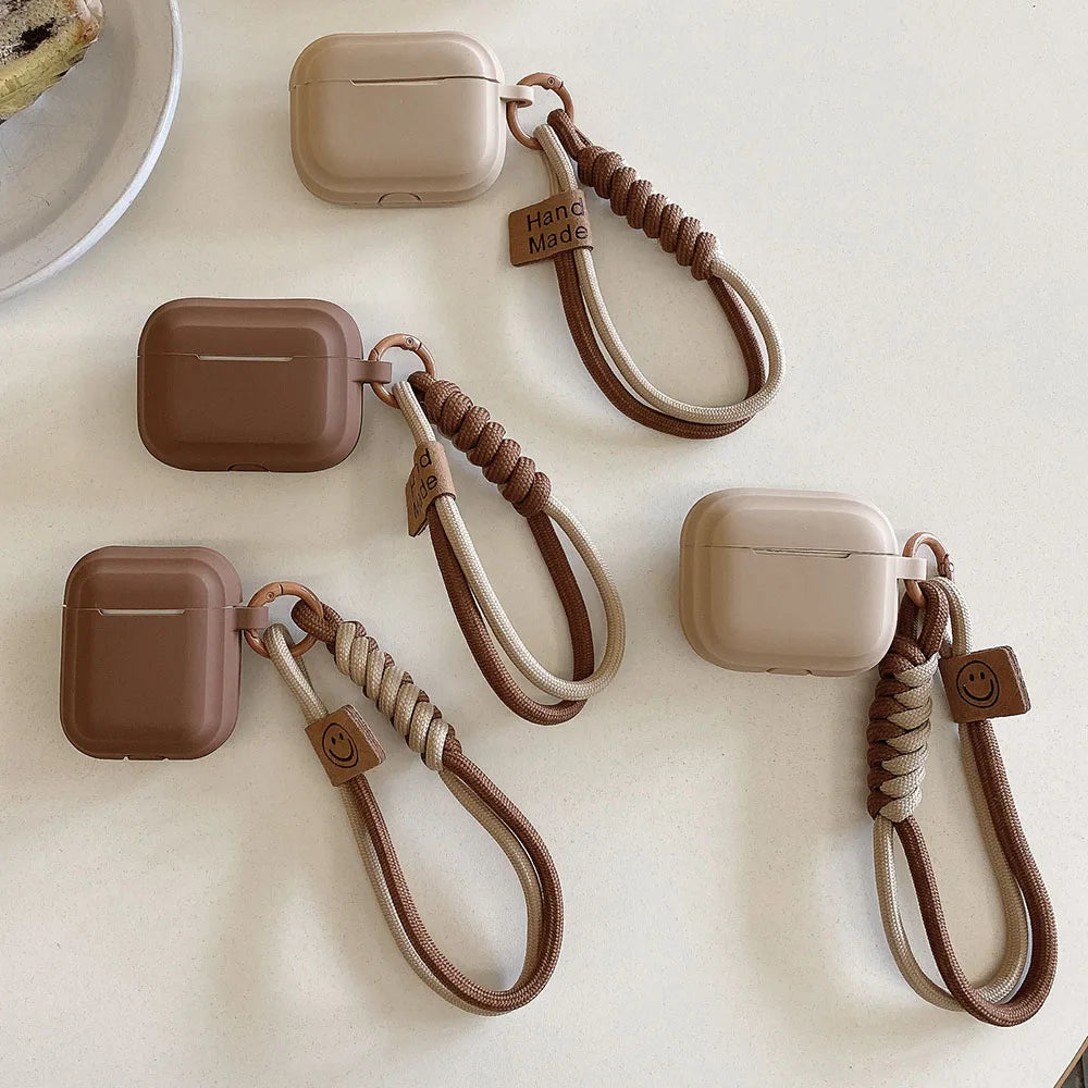 Caramel Silicone Earphone Case with Bracelet Protection - Smarsty