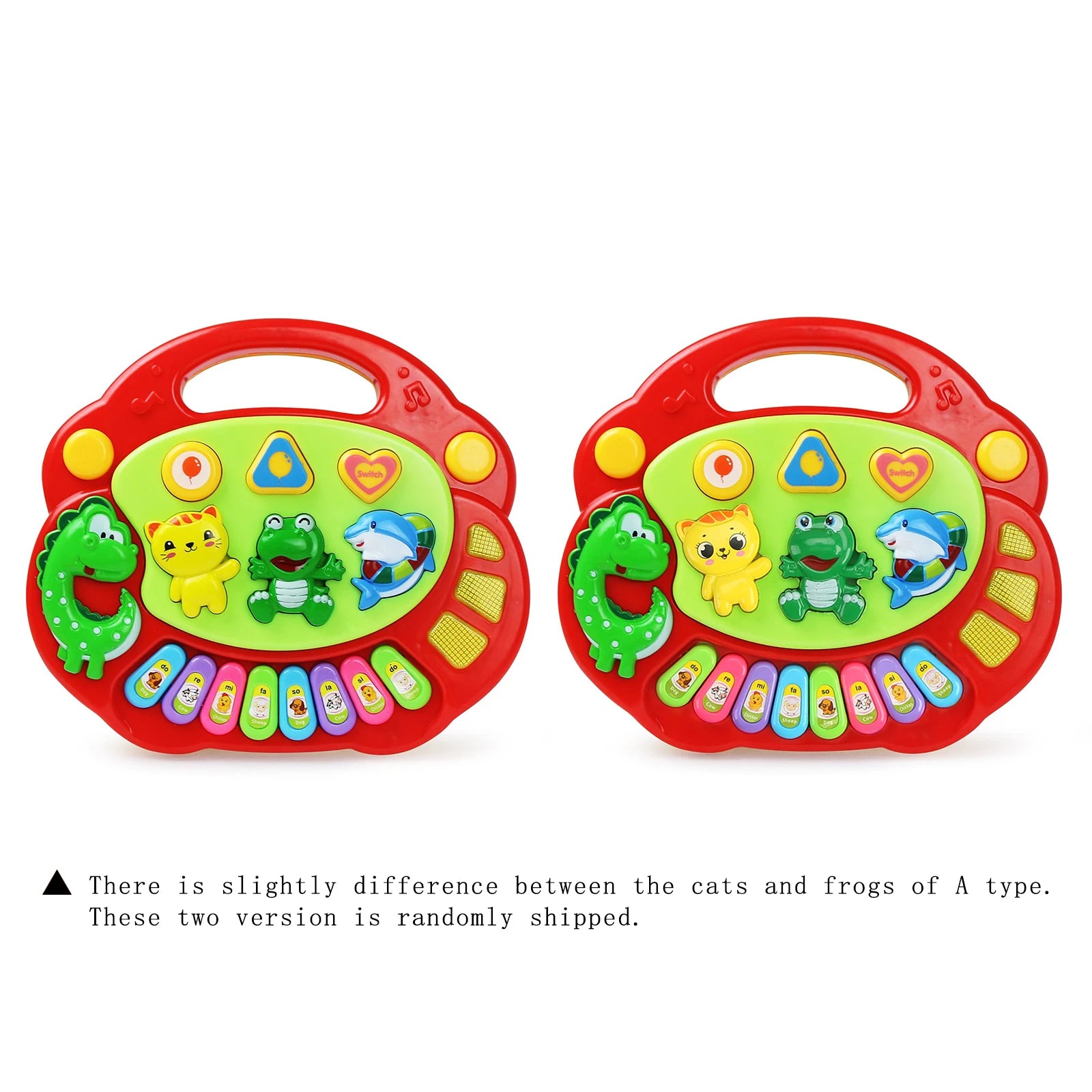 Kids Cartoon Piano Keyboard Game with Animal Sounds Flashing Light Music Baby Instrument Music Toys Educational Toys Kids Gifts by Smarsty