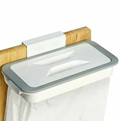Trash Garbage Hanging Bag Hanger Durable Rubbish Holder Kitchen Support Cabinet Stand Trash Rack Storage Hanger Organizer by Smarsty