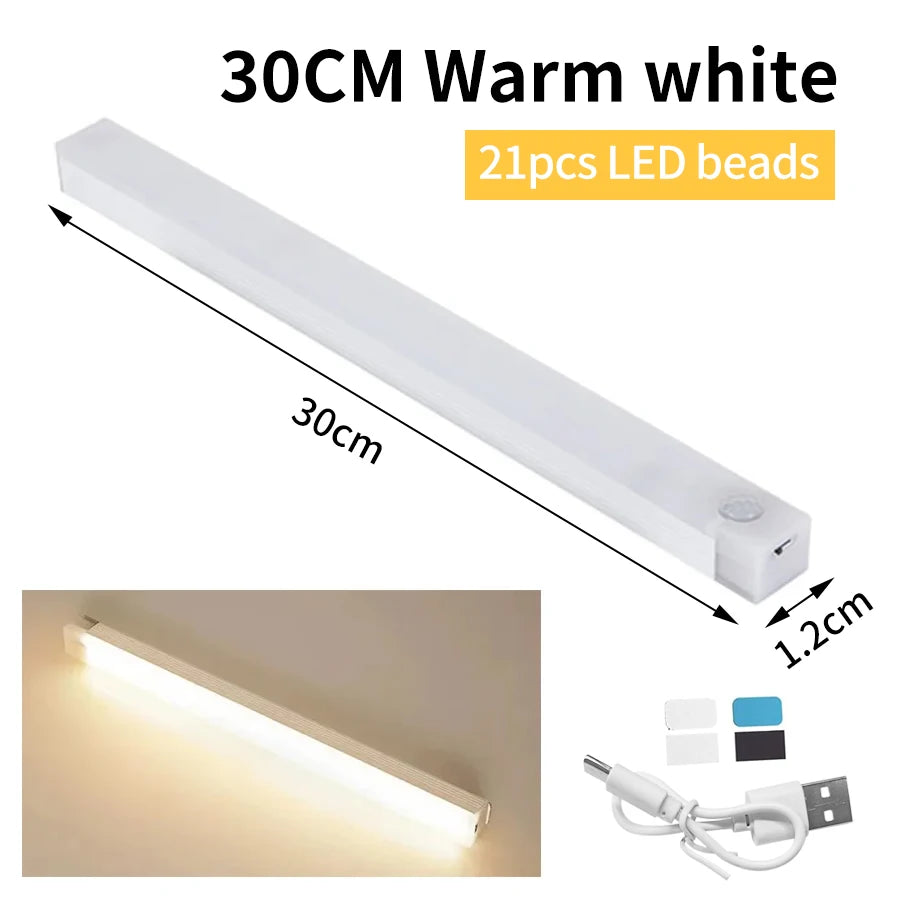 Rechargeable Motion Sensor LED Night Light for Cabinets - Smarsty