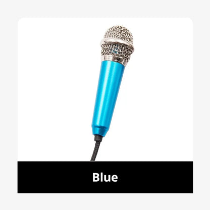 Portable 3.5mm Stereo Microphone for Karaoke and Recording - Smarsty