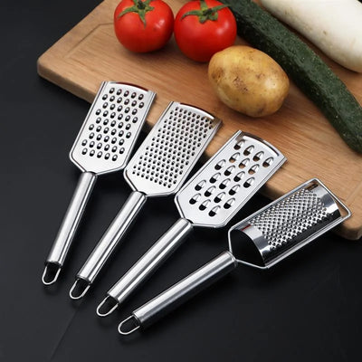 Stainless Steel Handheld Cheese Grater Multi-PurposeKitchen Food Graters for Chocolate Butter Fruit Vegetable Kitchen Items by Smarsty