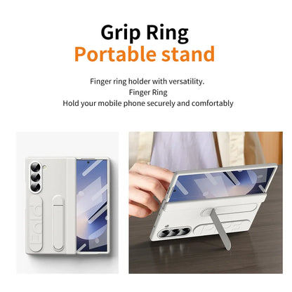 Galaxy Z Fold Case With Pen Slot Kickstand Shield Pro - Smarsty