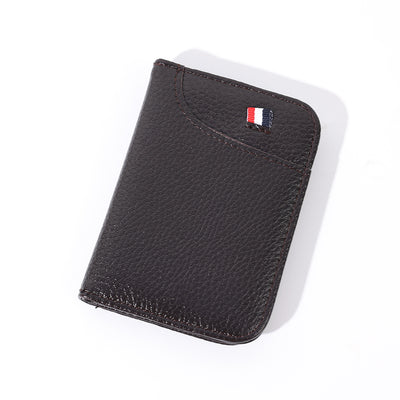Portable Super Slim Soft Wallet PU Leather Mini Credit Card Wallet Purse Card Holders Men Wallet Thin Small Short Wallets - Smarsty