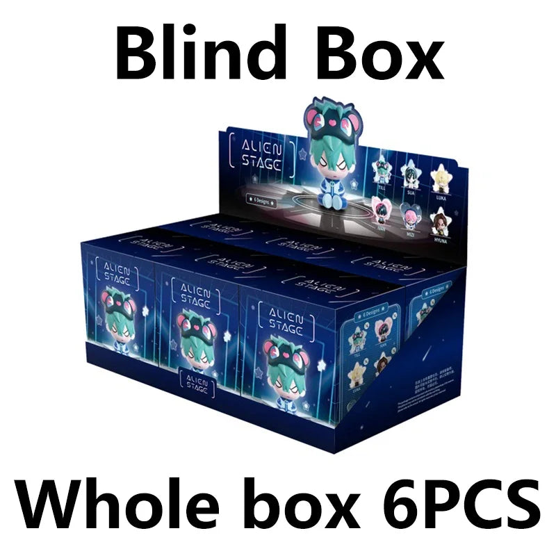 6PCS Blind Box Alien Stage Free Stage Series TILL Two-dimensional Animation Peripherals Collection Model Doll Surprise Gifts Toy by Smarsty