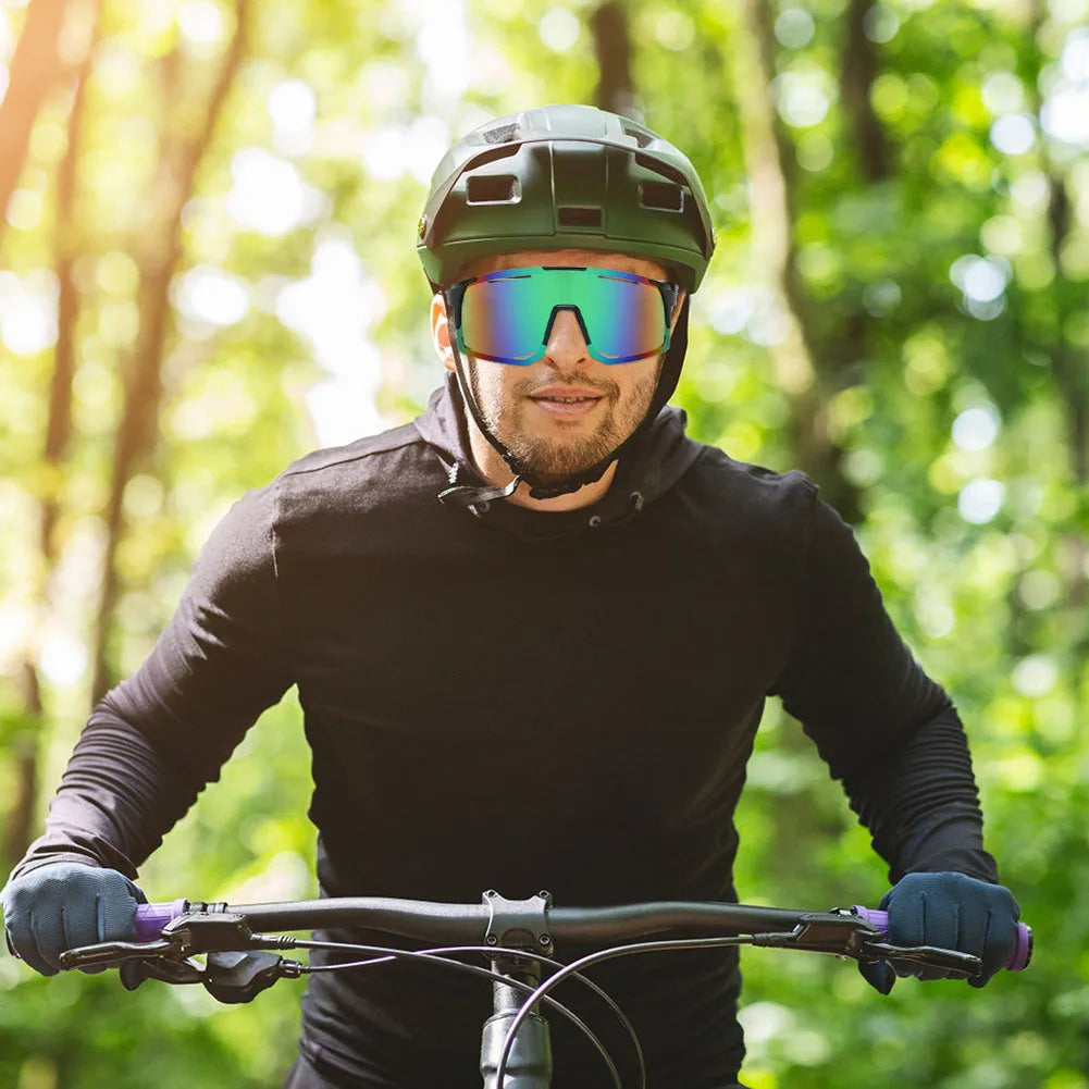 Polarized Cycling Sunglasses UV Protection Windproof Glasses For Men Women Polarized Lens Road Riding Bike Sport Glasses Eyewear