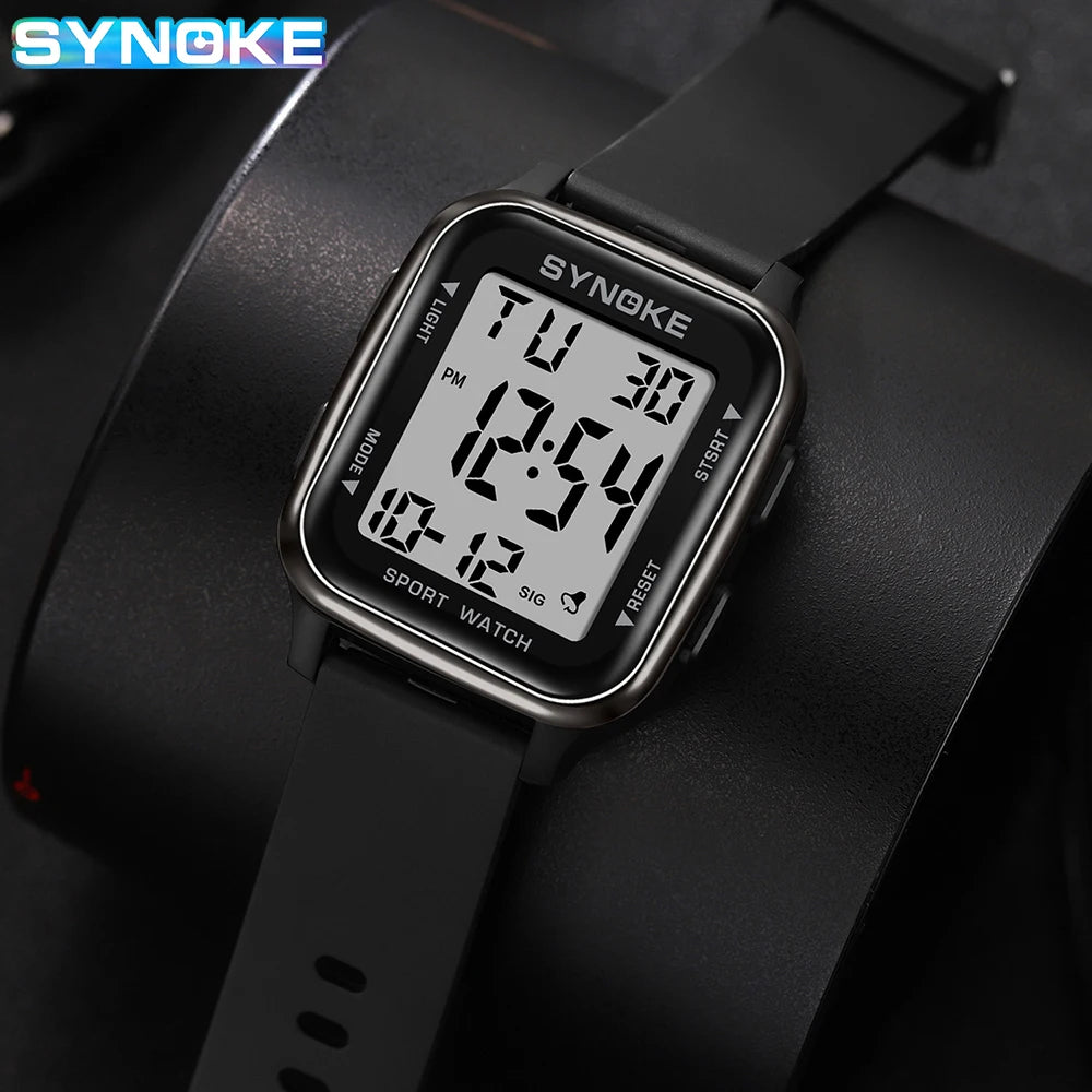 SYNOKE Waterproof Military Digital Watch for Men - Smarsty