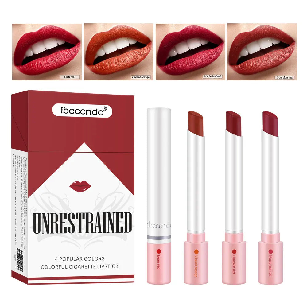 Long Lasting Matte Lipstick Set Waterproof Lip Gloss - Smarsty