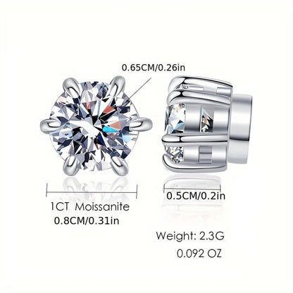 Magnetic Cubic Zirconia Earrings No Piercing Sparkle - Smarsty
