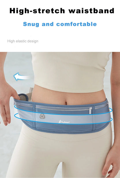 Unisex Running Belt Fanny Pack With Phone Pocket Secure - Smarsty