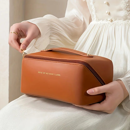 Makeup Organizer Female Toiletry Kit Bag Make Up Case Storage Pouch Luxury Lady Box, Cosmetic Bag, Organizer Bag For Travel Zip - Smarsty