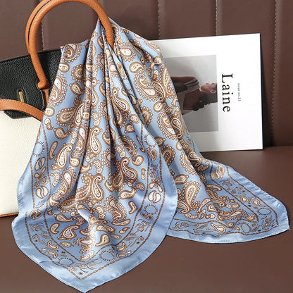 Luxury Silk Hijab Hair Bands With Sun Protection - Smarsty