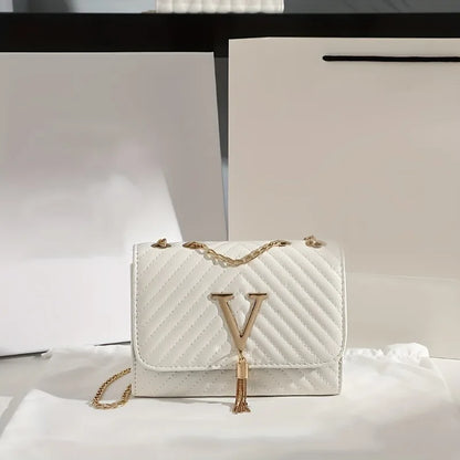 Embroidered Crossbody Bag With Sequins And Tassel Party - Smarsty