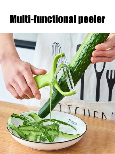 Peeler Vegetables Fruit Stainless Steel Cabbage Graters Salad Potato Slicer Kitchen Accessories Cooking Tools Wide Mouth by Smarsty