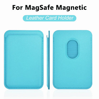 MagSafe Leather Wallet Case With Card Holder For iPhone - Smarsty