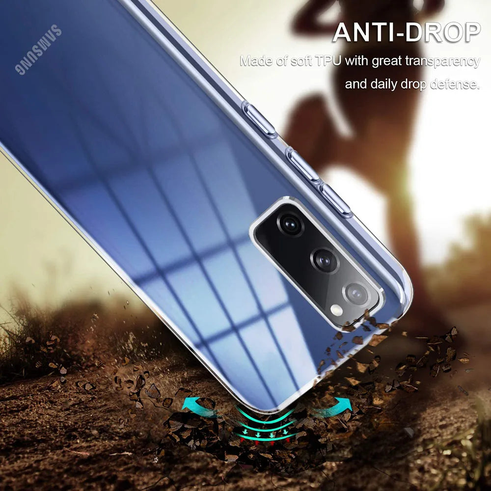 Ultra Slim Silicone Galaxy Case With Anti Scratch Guard - Smarsty